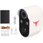 Cam�ra de s�curit� ext�rieure wifi aliment�e par batterie charge solaire hd vision nocturne ip65 �tanche ...