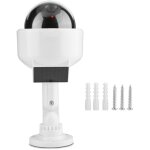Camra de scurit factice solaire - fausse camra de surveillance, format dme raliste, pour intrieur ...
