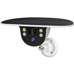 Cam�ra de surveillance ext�rieure � double objectif � �nergie solaire, exp�rience de s�curit� � domicile, ...