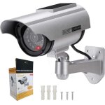 Camra de surveillance factice extrieur energie solaire sans fil - circuit ferm de scurit lumire ...