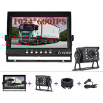 Cam�ra de surveillance int�rieure / ext�rieure, cam�ra de recul sans fil 2, 4 ghz, moniteur lcd 9 pouces ...