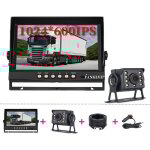 Camra de surveillance intrieure / extrieure, camra de recul sans fil 2, 4 ghz, moniteur lcd 9 pouces ...