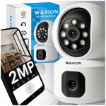 Camra de surveillance rotative double wifi hd zoom