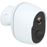 Cam�ra de surveillance tuya smart home, s�curit� ext�rieure, sans fil, version wifi, batterie 9 000 mah, ...