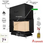 A caminetti - foyer bois quattro 90r a. caminetti