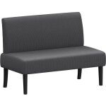 Canap 2 places en velours banquette avec dossier ergonomique canap moderne pour salon / chambre / bureau ...
