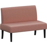 Canap 2 places en velours banquette avec dossier ergonomique canap moderne pour salon / chambre / bureau ...