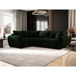 Tendencio - canap� d'angle convertible molia l plus vert
