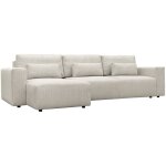 Canap� d'angle convertible r�versible 5 places velours c�tel� avec coffre de rangement - theo velours ...