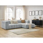 Bobochic - canapé d'angle fixe cloud angle droit gris clair Bobochic - canapé d'angle fixe cloud angle droit gris clair
