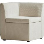 Nordlys - canap� d'angle modulable 1 place avec rangement