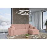 Canap� d'angle r�versible convertible avec fonction de couchage piano l coffre universel en velours c�tel� ...