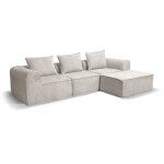 Canap d'angle en tissus, cocoon