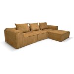 Canap d'angle en tissus, cocoon