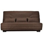 Les tendances - canapé clic clac microfibre avec coffre matelas bultex 15cm bianca 140x200 - taupe Les tendances - canapé clic clac microfibre avec coffre matelas bultex 15cm bianca 140x200 - taupe
