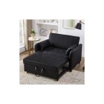 Wishdor - canap� convertible, canap� 2 places avec dossier r�glable en 3 positions, poches d'accoudoirs, ...