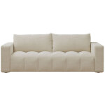Canap� convertible 3 places avec coffre en bouclette beige canterbury