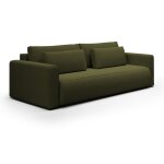 Petits - meubles - canapé convertible 3 places coffre evy vert sapin Petits - meubles - canapé convertible 3 places coffre evy vert sapin