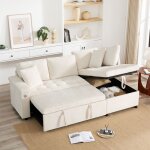Canapé convertible 3 places avec rangement, canapé d'angle, fonction couchage, port usb, 2 oreillers, ... Canapé convertible 3 places avec rangement, canapé d'angle, fonction couchage, port usb, 2 oreillers, ...