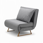 Canap� convertible d�pliable 1 place - vahin� gris