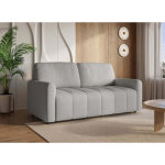 Canap� convertible express 3 places en tissu gris isandro
