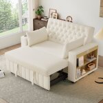 Canap convertible avec rangement, dossier rglable sur 3 angles, porte - gobelet, port usb et 2 oreillers, ...