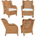 Canapé avec coussin marron clair rotin naturel et lin - canapé rotin - canapé moderne - canapé intérieur ... Canapé avec coussin marron clair rotin naturel et lin - canapé rotin - canapé moderne - canapé intérieur ...