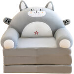 Canap� enfant, canap� convertible 2 en 1 pour enfants en fauteuil inclinable et lit d'appoint