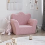 Canap� pour enfants rose peluche douce