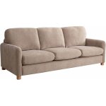 Canap� fixe en tissu 3 places beige