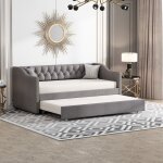 Sureh - canap lit 2 places convertible 90 / 180x200cm, lit gigogne avec sommier  lattes, lits canap ...