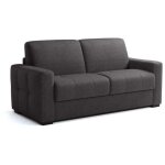 Canap� - lit 3 places mondo sofa group eureka - como 22 graphite, couchage 140x190 cm matelas memory ...