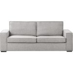Beliani - canap - lit convertible avec matelas 3 places gris vuokatti