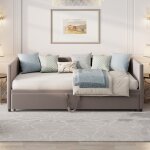 Canapé - lit convertible, canapé matelas pliant en velours avec cadre de forme fixe, canapé de sol pour ... Canapé - lit convertible, canapé matelas pliant en velours avec cadre de forme fixe, canapé de sol pour ...