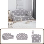 Canapé - lit enfant 2 places gris clair étoiles peluche douce - canapé enfant - canapé lit enfant - mobilier ... Canapé - lit enfant 2 places gris clair étoiles peluche douce - canapé enfant - canapé lit enfant - mobilier ...
