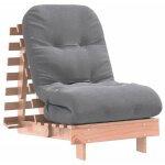 Vidaxl - canap - lit futon avec matelas 60x206x11 cm bois massif douglas