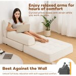 Canap� - lit pliable 3 en 1, convertible en lit, fauteuil - lit avec coussins, canap� - lit confortable, ...