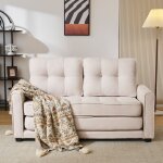 Hauss spole - canap lit pliant, lit gigogne, canap 2 places rembourr pour salon, poches sur les cts, ...
