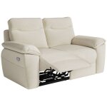 Loungitude - canapé de relaxation électrique 2 places beige - nea Loungitude - canapé de relaxation électrique 2 places beige - nea