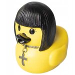 Canard de bain canard gothique heavy metal goth thicc noir cadeau de baignoire