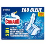 Canard bloc cuvette eau bleue 5 en 1, 2 pices.