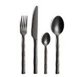 Canisse - m�nag�re 16 pi�ces noir mat