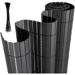 Canisse pvc brise vue, paravent de jardin, piscines, balcon terrasse, palissade en pvc r�sistant aux ...