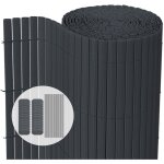 Canisse pvc brise vue ultra renforce avec attaches de fixation 80x500cm gris