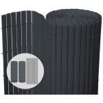 Canisse pvc brise vue ultra renforce avec attaches de fixation 90x300cm gris