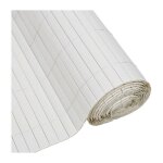 Nature - canisse pvc double face 1 x 3 m - 1600 g / m - occultant 4 / 5 - anti - uv - blanc