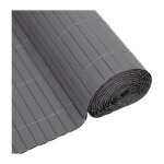 Nature - canisse pvc double face 1 x 3 m - 1600 g / m² - occultant 4 / 5 - anti - uv - gris clair Nature - canisse pvc double face 1 x 3 m - 1600 g / m² - occultant 4 / 5 - anti - uv - gris clair