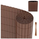 Einfeben - canisse pvc pour jardin balcon terrasse balcon clôture brise - vent stores balcon marron 140 ... Einfeben - canisse pvc pour jardin balcon terrasse balcon clôture brise - vent stores balcon marron 140 ...