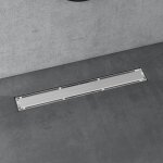 Doporro - caniveau de douche italienne extra plate chromé en inox 60 cm drain de sol à carreler avec ... Doporro - caniveau de douche italienne extra plate chromé en inox 60 cm drain de sol à carreler avec ...