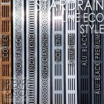 Caniveau inox hauteur 3, 5 cm - 3xsdrain easy grille inox style - line eco - inox viking 100cm